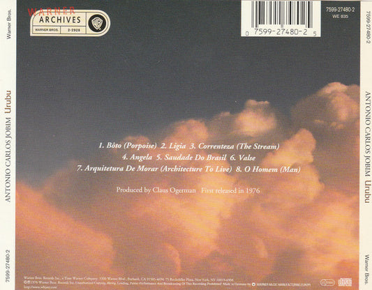 Antonio Carlos Jobim : Urubu (CD, Album, RE)