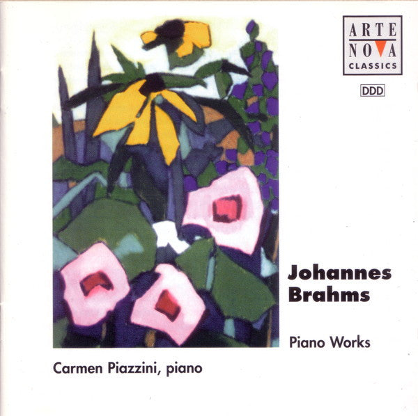 Johannes Brahms - Carmen Piazzini : Piano Works (CD, Album)