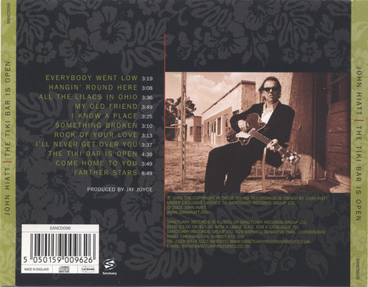 John Hiatt : The Tiki Bar Is Open (CD, Album)