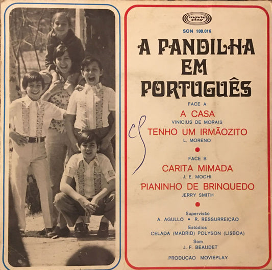 A Pandilha* : Em Português (7", Single, Mono)