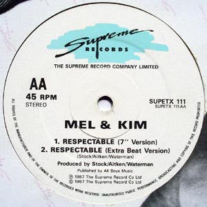 Mel & Kim : Respectable (Remix) (12", Single)