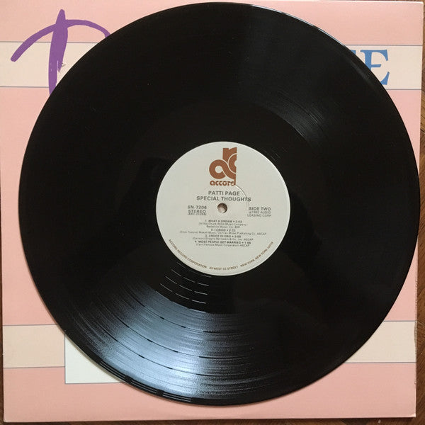Patti Page : Special Thoughts (LP)