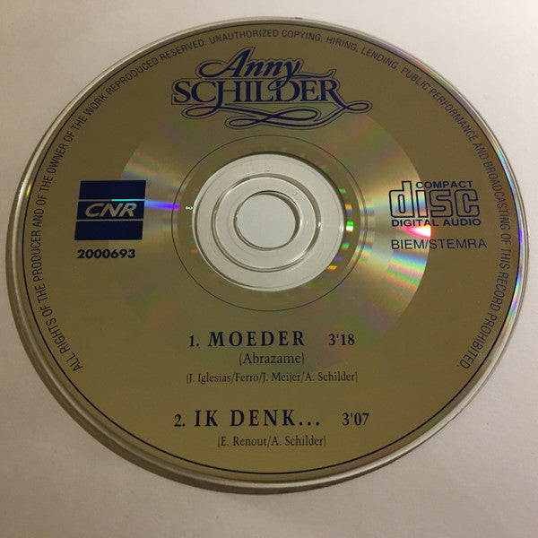 Anny Schilder : Moeder (CD, Single)