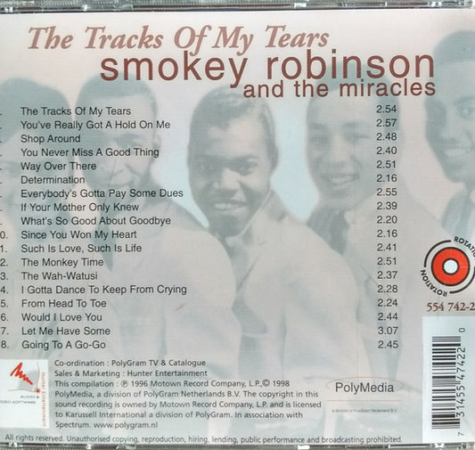 The Miracles : The Tracks Of My Tears (CD, Comp, RP)
