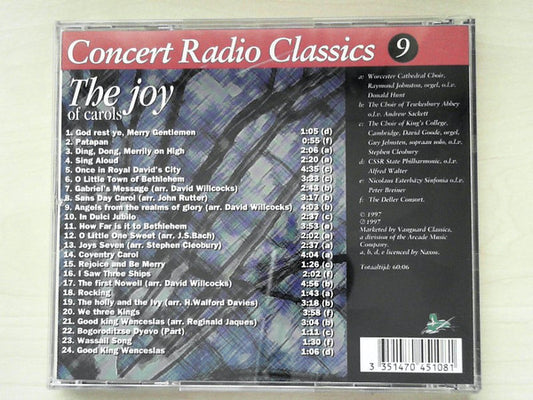 Choir Of Worcester Cathedral, Tewkesbury Abbey Choir, The King's College Choir Of Cambridge, Slovak State Philharmonic Orchestra, Košice, Nicolaus Esterházy Sinfonia, Deller Consort : The Joy Of Carols (CD, Album)