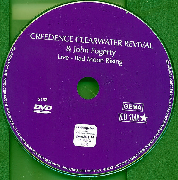 Creedence Clearwater Revival & John Fogerty : Live - Bad Moon Rising (DVD-V, Unofficial)