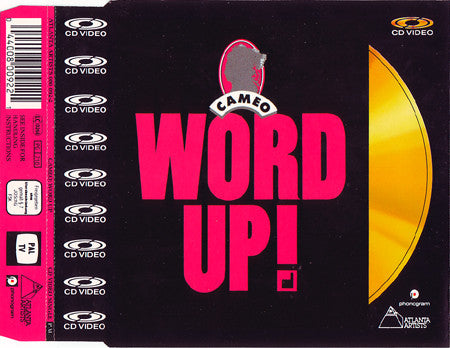 Cameo : Word Up! (CDV, 5", Single, PAL)