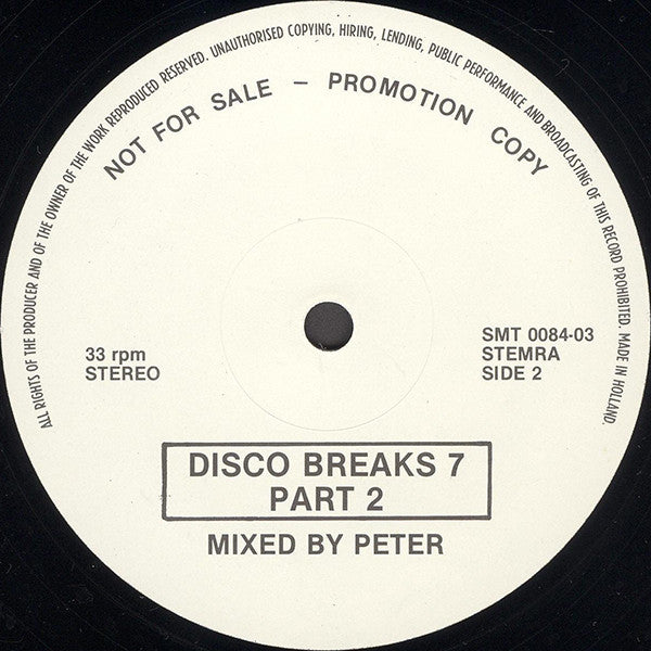 Various : Disco Breaks 7 (12", Mixed, Promo, Unofficial)