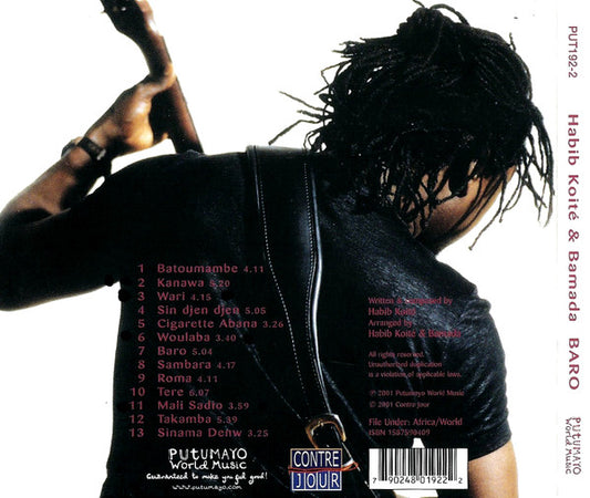 Habib Koité & Bamada : Baro (CD, Album, Dig)