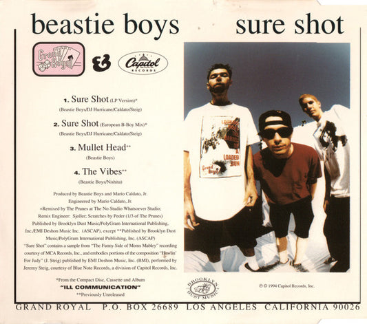 Beastie Boys : Sure Shot (CD, Maxi)