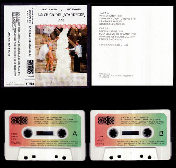 Riz Ortolani : La Chica Del Atardecer (Cass, Album)
