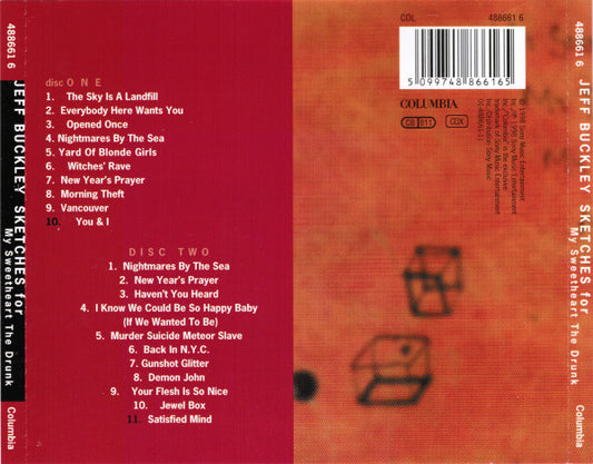Jeff Buckley : Sketches For My Sweetheart The Drunk (CD, Enh + CD)