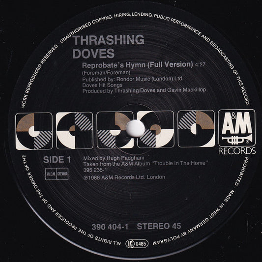 Thrashing Doves : Reprobate's Hymn (12")