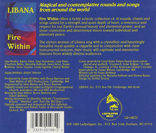 Libana : Fire Within (CD, Album)