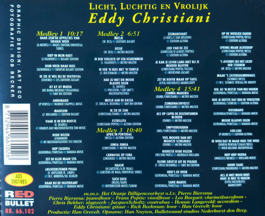Eddy Christiani : Licht, Luchtig En Vrolijk (CD, Album)