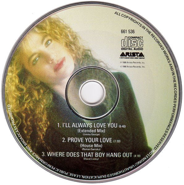 Taylor Dayne : I'll Always Love You (CD, Single)
