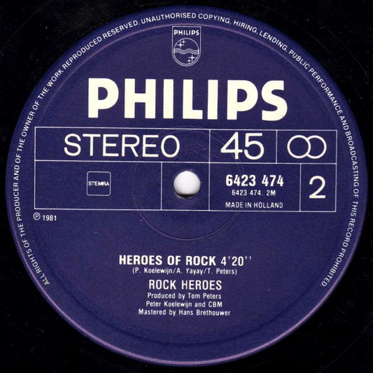 Rock Heroes : Rock Heroes Vol. I (12", Maxi)