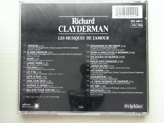 Richard Clayderman : Les Musiques De L'Amour (CD, Album)