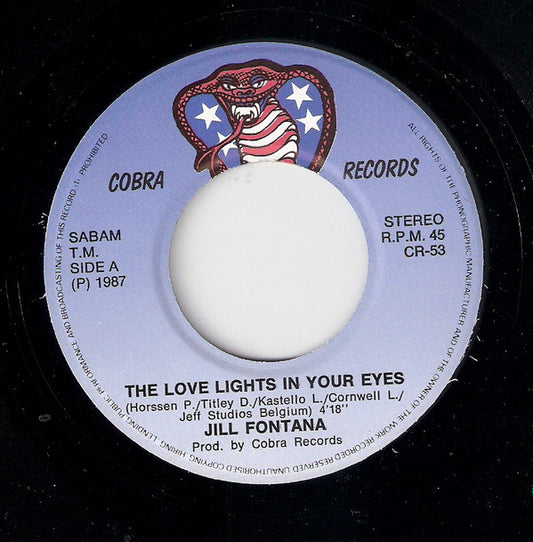 Jill Fontana : The Love Lights In Your Eyes (7", Single)