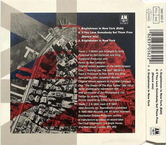 Sting : Englishman In New York (The Ben Liebrand Mix) (CD, Maxi, Sil)