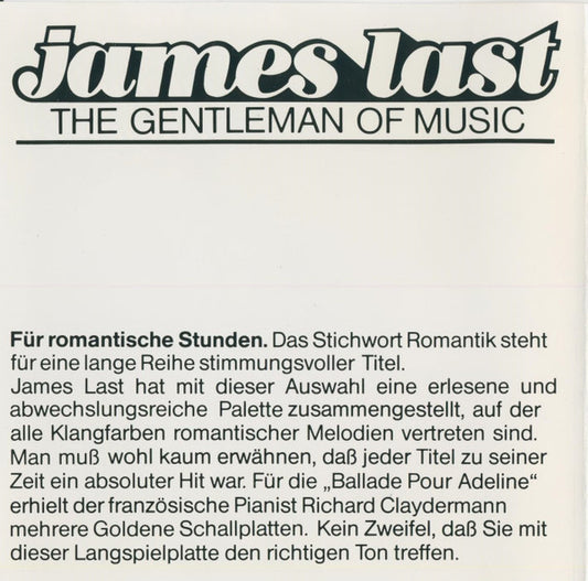 James Last : Romantische Träumereien (CD, Comp, RE)