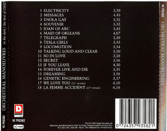 Orchestral Manoeuvres In The Dark : The Best Of OMD (CD, Comp, RE)