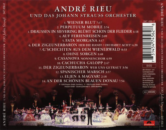 André Rieu Und Johann Strauß Orchestra : 100 Jahre Strauß (CD, Album, PMD)