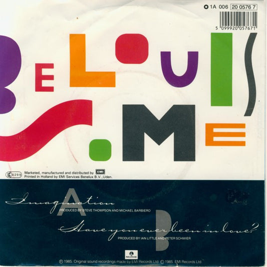 Belouis Some : Imagination (7", Single)