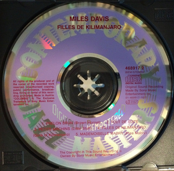 Miles Davis : Filles De Kilimanjaro (CD, Album, RE, RM)