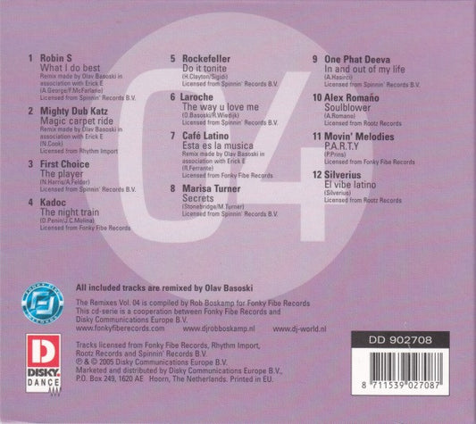 Olav Basoski : The Remixes Vol 04 (CD, Comp)