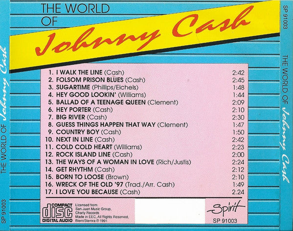 Johnny Cash : The World Of Johnny Cash (CD, Comp)
