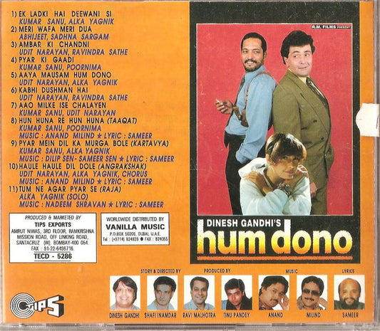 Anand Milind, Sameer : Hum Dono (CD)