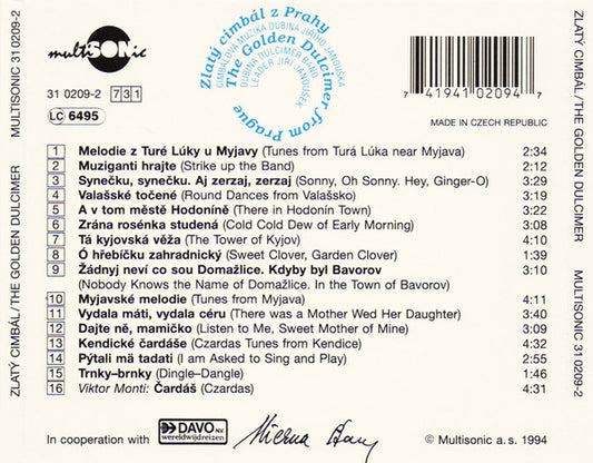 Cimbálová Muzika Dubina / Jiří Janoušek (3) : The Golden Dulcimer from Prague (CD, Album)