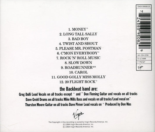 The Backbeat Band : Backbeat - Songs From The Original Motion Picture (CD, Album)