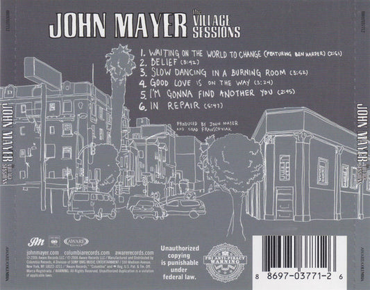 John Mayer : The Village Sessions (CD, EP)