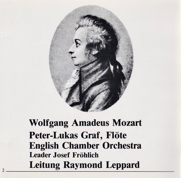 Wolfgang Amadeus Mozart, Peter-Lukas Graf, English Chamber Orchestra, Raymond Leppard : Flötenkonzerte (CD, Album)