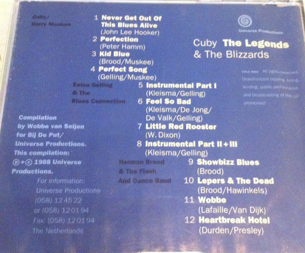 Cuby + Blizzards, Harry Muskee, Eelco Gelling, Herman Brood : The Legends (CD, Comp)