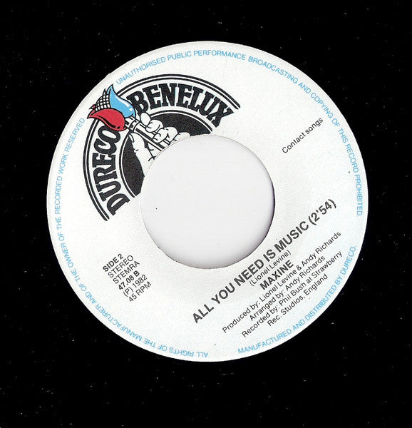 Maxine (20) : To Know You Is To Love You (7")