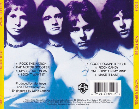 Montrose (2) : Montrose (CD, Album, RE, RP)