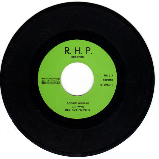 The Red Hot Peppers (2) : Boogie Disease / Let's Think About Livin' (7")