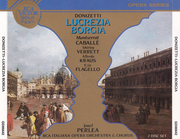 Gaetano Donizetti, Montserrat Caballé, Shirley Verrett, Alfredo Kraus, Jonel Perlea, RCA Italiana Opera Orchestra & RCA Italiana Opera Chorus : Lucrezia Borgia (Box + 2xCD, Album, RE, RM)