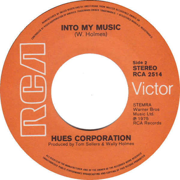 The Hues Corporation : I'll Take A Melody (7", Single)