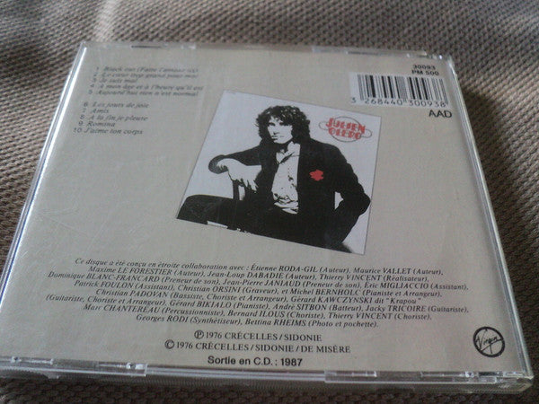 Julien Clerc : À Mon Age Et À L'Heure Qu'Il Est (CD, Album)