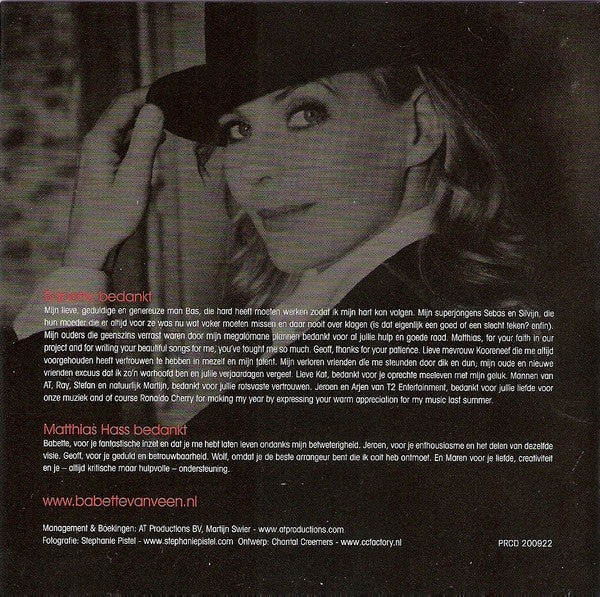 Babette Van Veen : Vertrouwelijk (CD, Album)