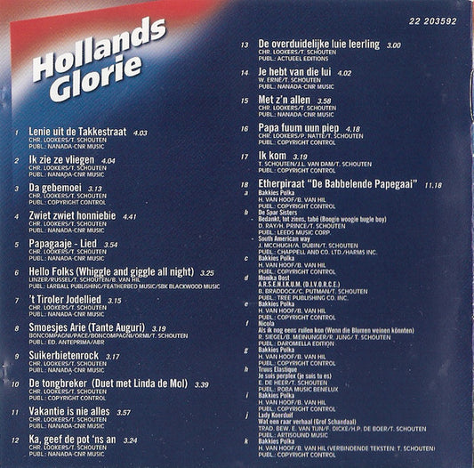 Tineke Schouten : Tineke Schouten (CD, Comp)