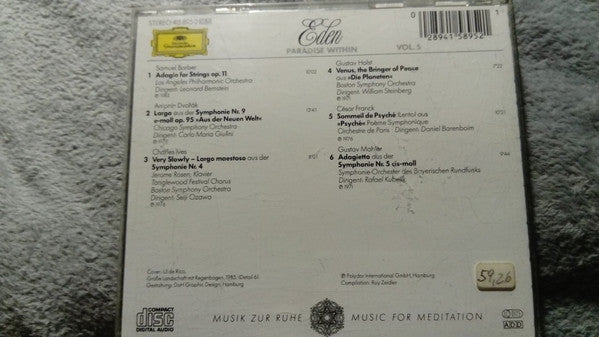 Various : Eden - Paradise Within (CD, Comp)