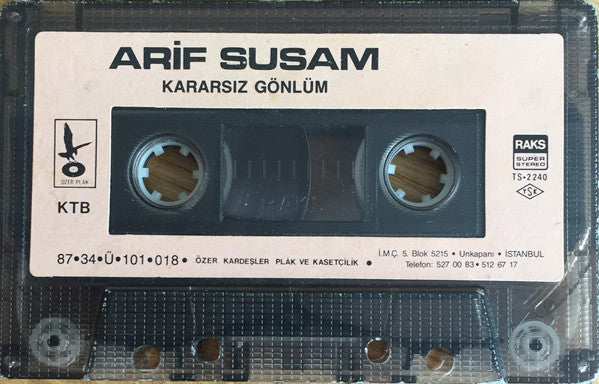 Arif Susam : Kararsız Gönlüm (Cass, Album)