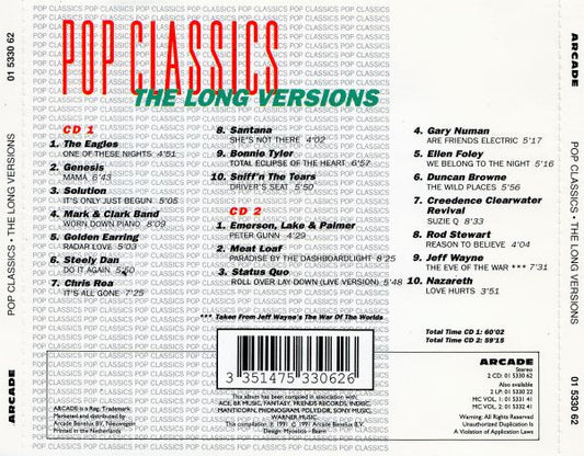 Various : Pop Classics - The Long Versions (2xCD, Comp)