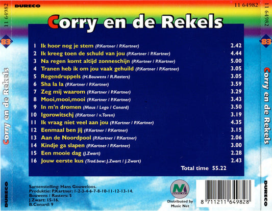Corry En De Rekels : Corry En De Rekels (CD, Comp, RE)
