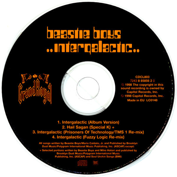 Beastie Boys : Intergalactic (CD, Single)